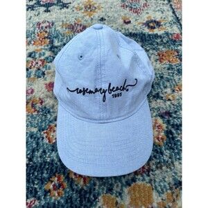 Rosemary Beach Cursive Florida Hat Blue Adjustable by Legacy